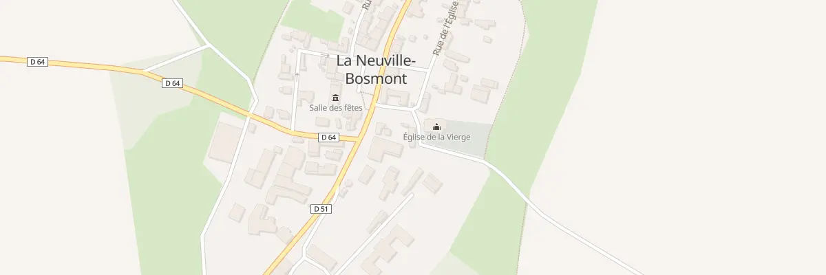 Plan du 2 Rue de l’Eglise à La Neuville-Bosmont