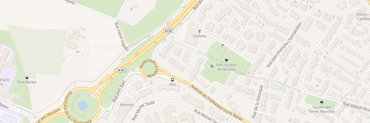 Plan du 3 Rue de la Frégate à Montpellier