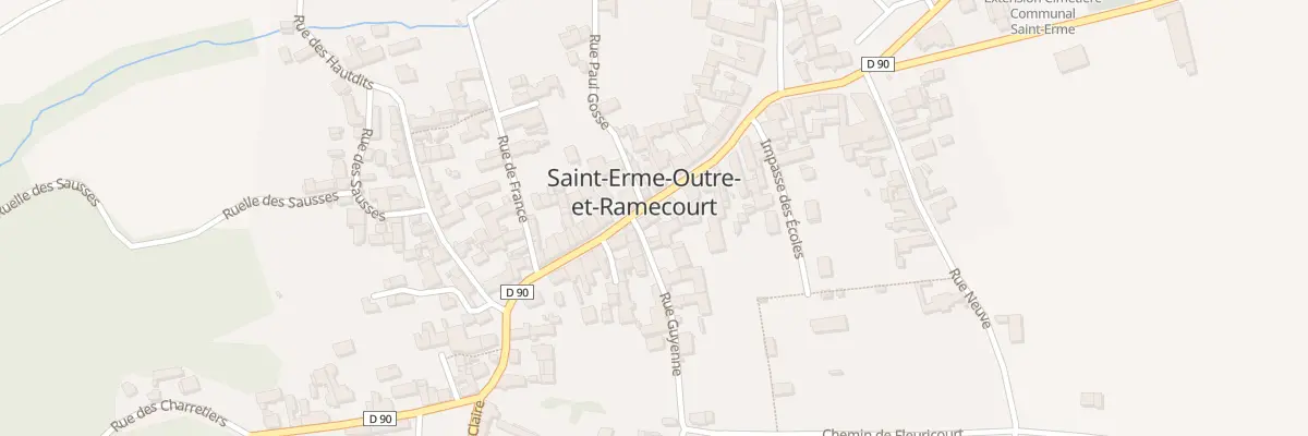 Plan du 23 Gr Grande Rue à Saint-Erme-Outre-et-Ramecourt