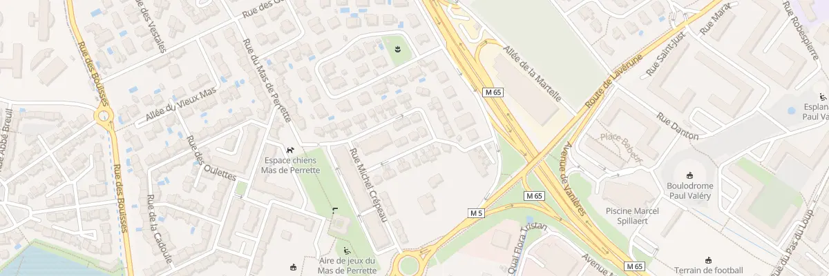 Plan du 81 Rue Marcel Rajman à Montpellier