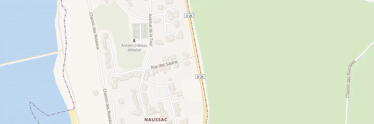 Plan du 10 Rue des Sapins à Naussac-Fontanes