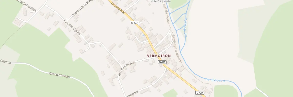 Plan du 21 Gr Grande Rue (Vermoiron) à Vault-de-Lugny