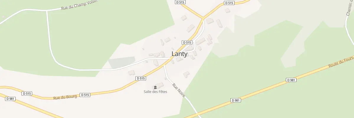 Plan du 2 Le Bourg à Lanty
