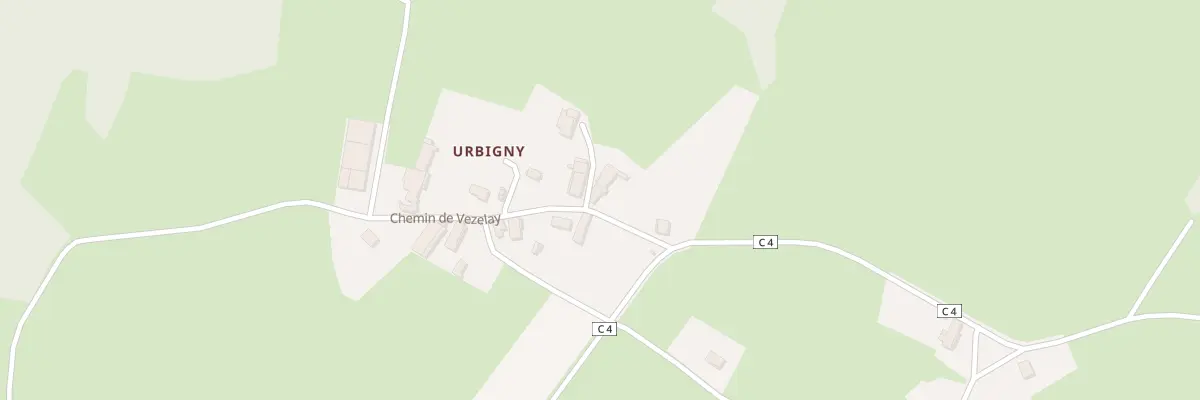 Plan du 6 Che de Vezelay à Saint-André-en-Morvan