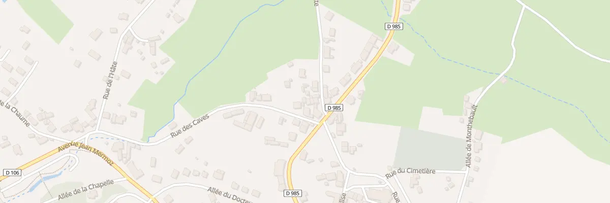 Plan du 4 Rue des Caves à Saint-Honoré-les-Bains