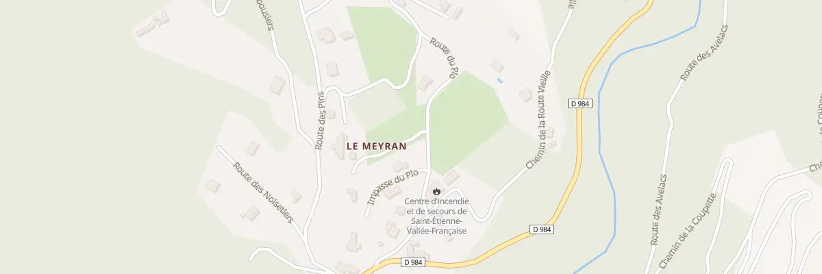 Plan du 5602 Le Meyran à Saint-Étienne-Vallée-Française