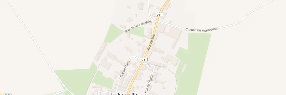 Plan du 25 Gr Grande Rue à La Neuville-Bosmont