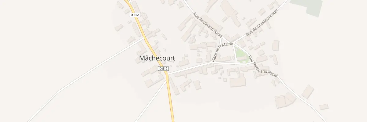 Plan du 6 Rue de l’Eglise à Mâchecourt