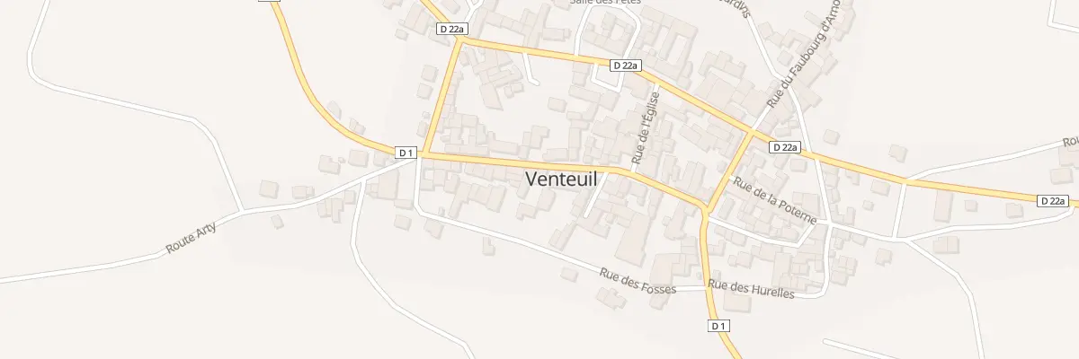 Plan du 35 Rue de Champagne à Venteuil