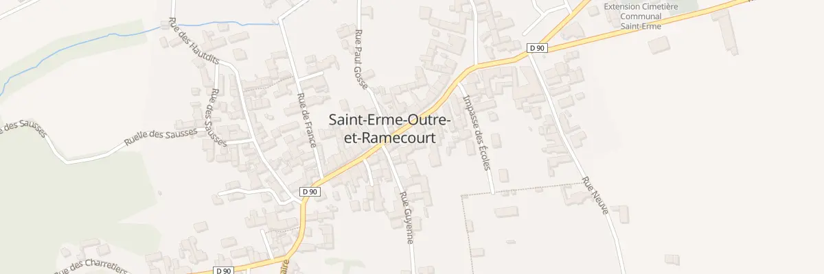 Plan du 21 Gr Grande Rue à Saint-Erme-Outre-et-Ramecourt