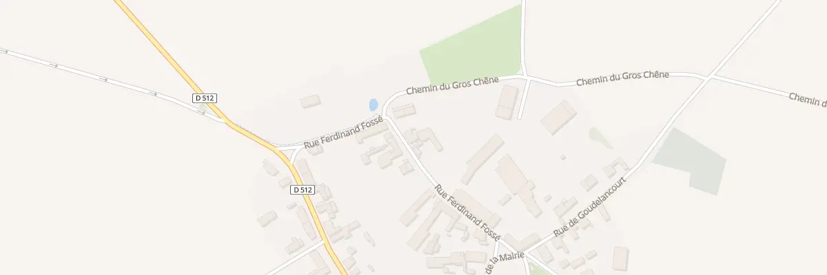 Plan du 3 Rue Ferdinand Fossé à Mâchecourt