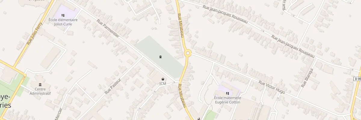 Plan du 21 Rue Mirabeau à Aulnoye-Aymeries