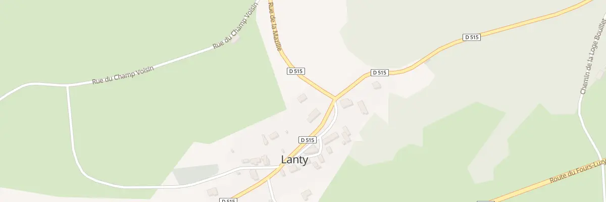 Plan du 11A Le Bourg à Lanty