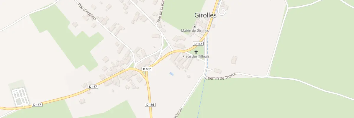 Plan du 6 Rue Basse à Girolles
