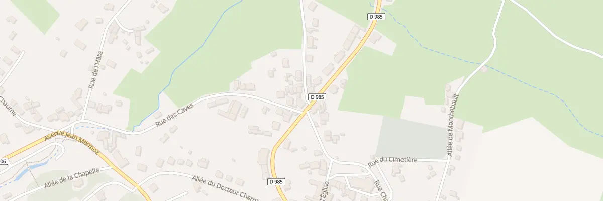 Plan du 55 Av du Gen d’Espeuilles à Saint-Honoré-les-Bains