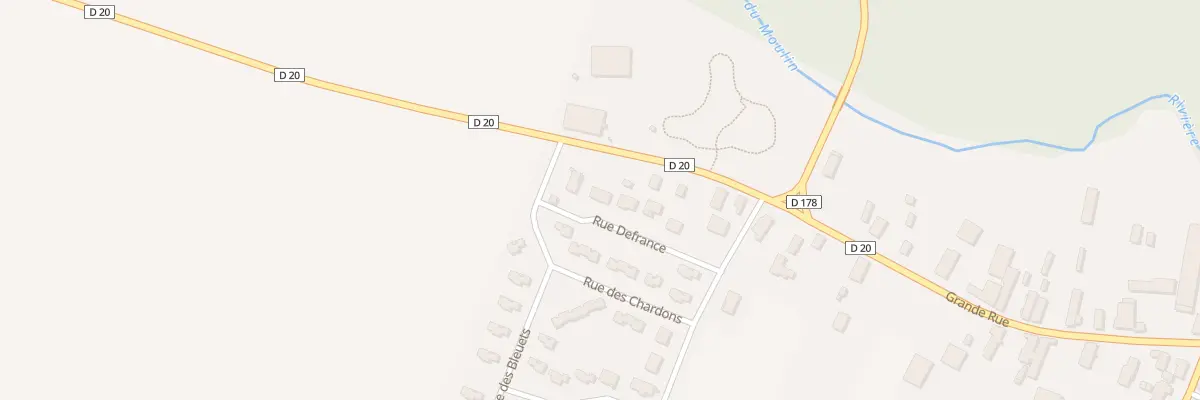 Plan du 8 Rue Defrance à Châtres