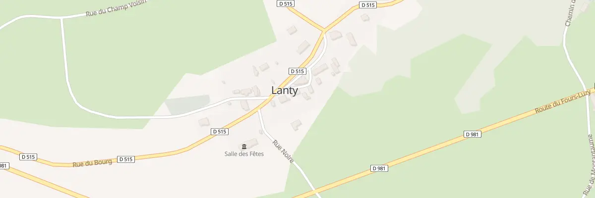 Plan du 4 Le Bourg à Lanty