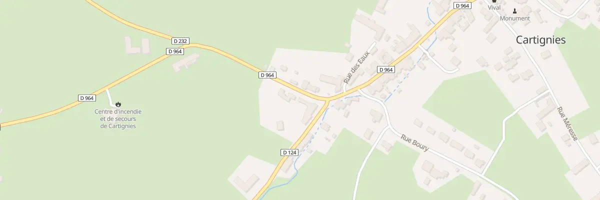 Plan du 35 Rte de Prisches à Cartignies