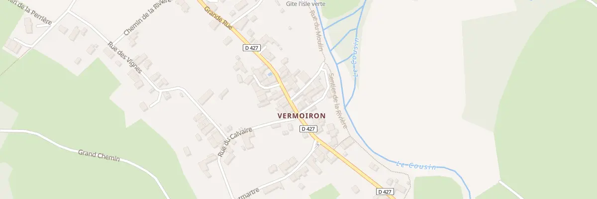 Plan du 28 Gr Grande Rue (Vermoiron) à Vault-de-Lugny