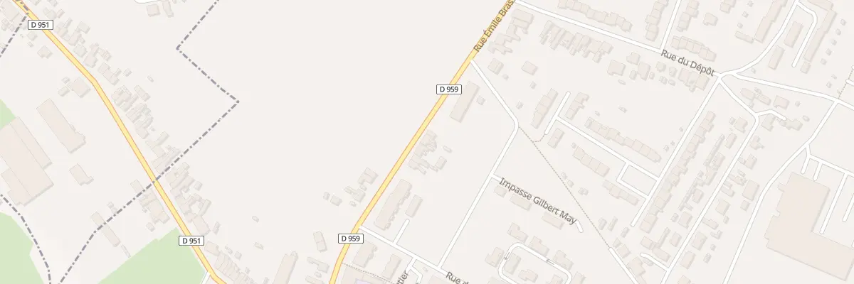 Plan du 98 Rue Emile Brasselet à Leval