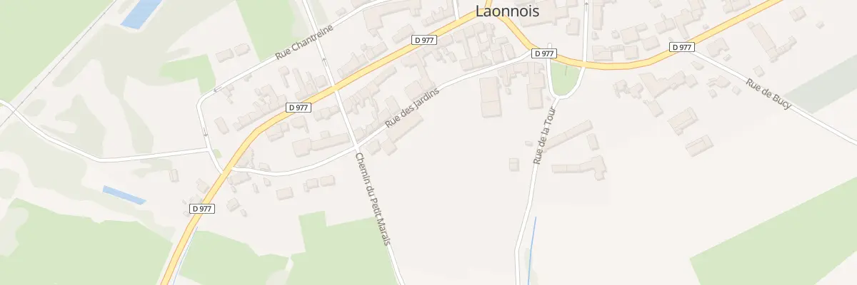 Plan du 5A Rue des Jardins à Chivres-en-Laonnois