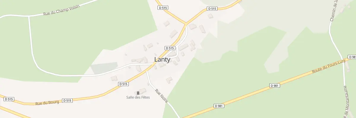 Plan du 6 Le Bourg à Lanty