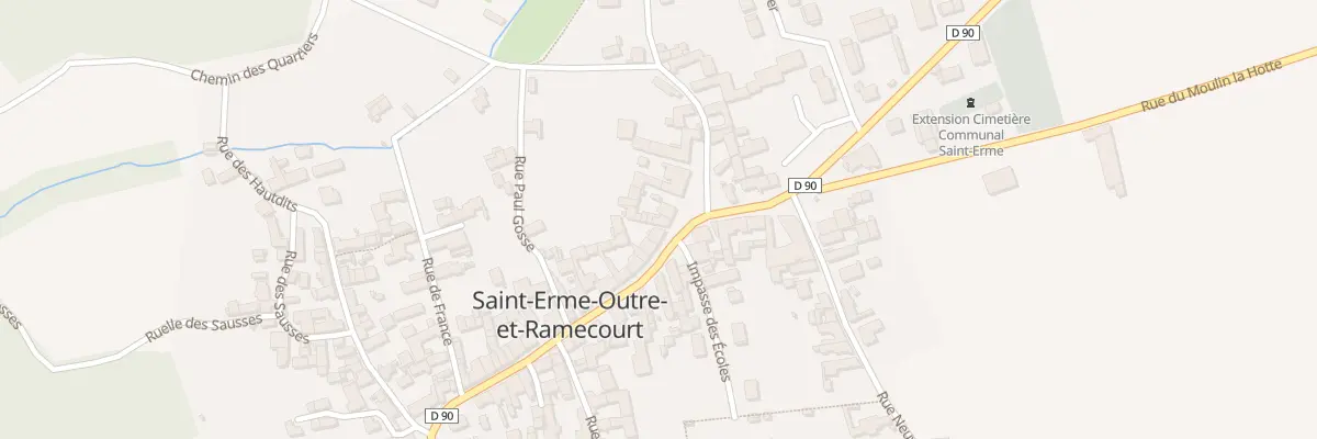 Plan du 1 Rue de la Tuilerie à Saint-Erme-Outre-et-Ramecourt
