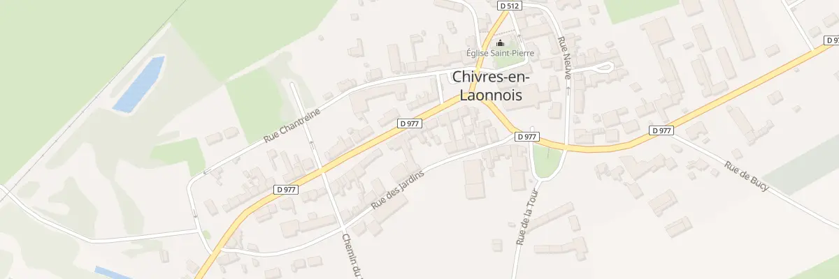 Plan du 11 Gr Grande Rue à Chivres-en-Laonnois