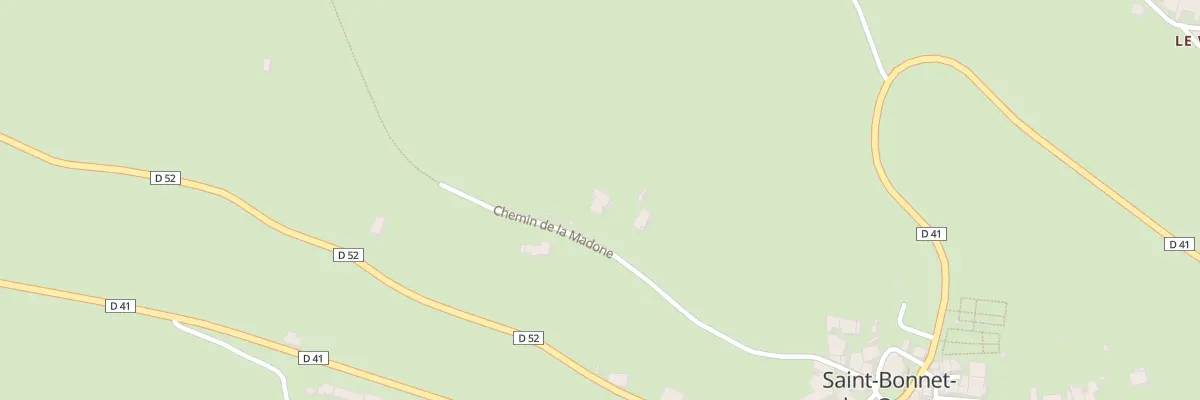 Plan du 272 Che de la Madone à Saint-Bonnet-des-Quarts