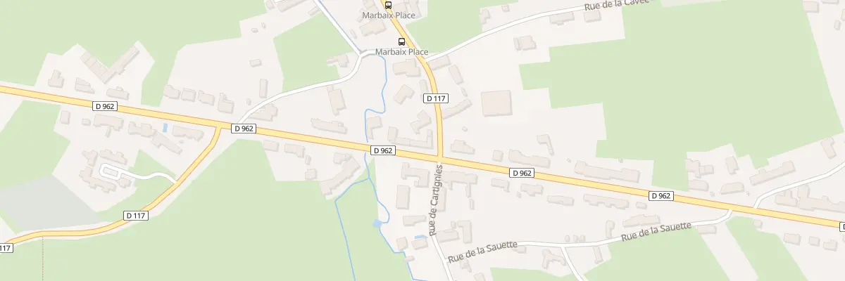 Plan du 62 N Rte Nationale à Marbaix