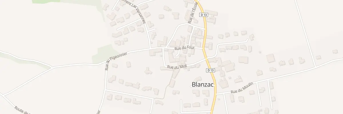 Plan du 6 Rue du Midi à Blanzac