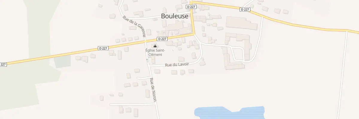 Plan du 8 Rue du Lavoir à Bouleuse