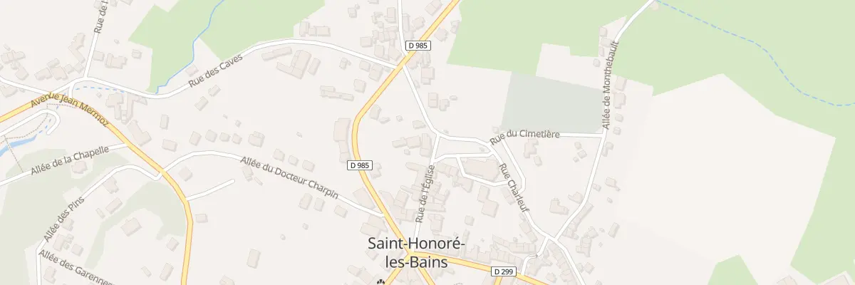 Plan du 21 Rue Charleuf à Saint-Honoré-les-Bains
