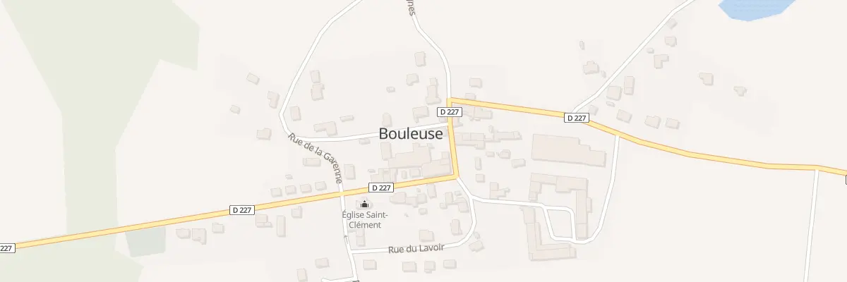 Plan du 1 Rue de Champagne à Bouleuse