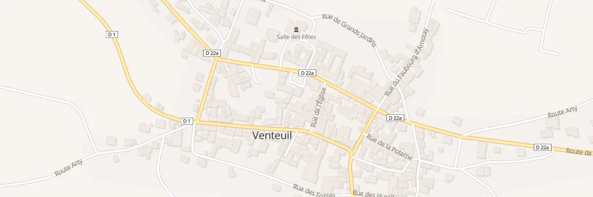 Plan du 22 Rue de Champagne à Venteuil
