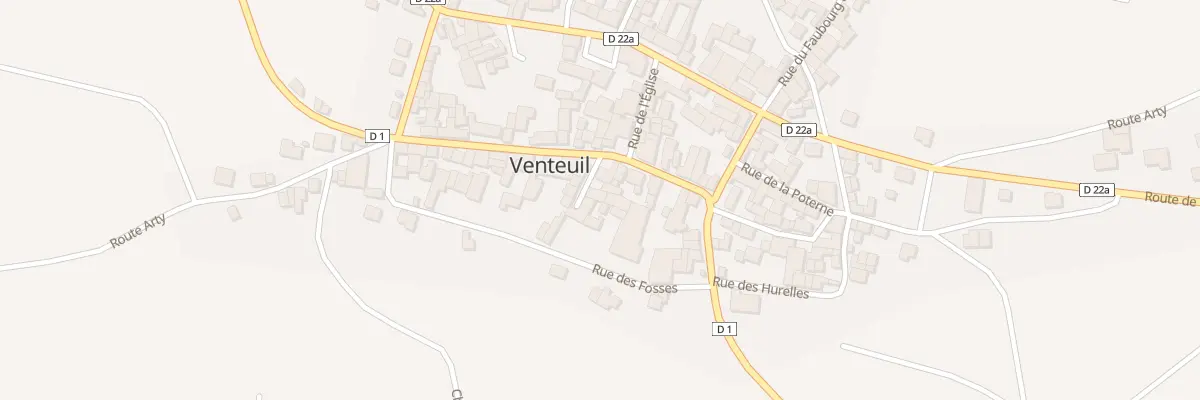 Plan du 21 Rue de Champagne à Venteuil