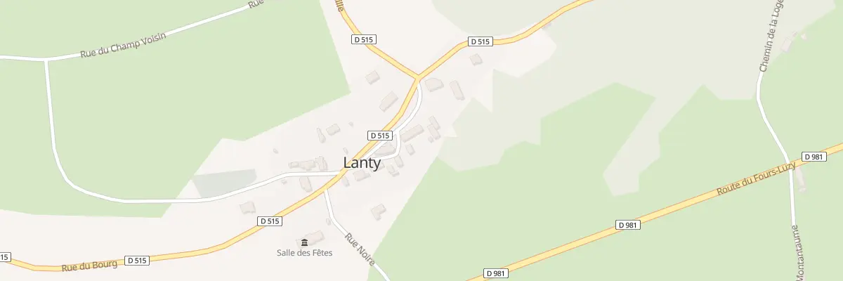 Plan du 7 Le Bourg à Lanty