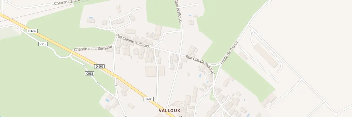 Plan du 9 Rue Claude (valloux) à Vault-de-Lugny