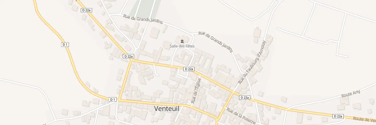 Plan du 21B Rue du Chateau à Venteuil