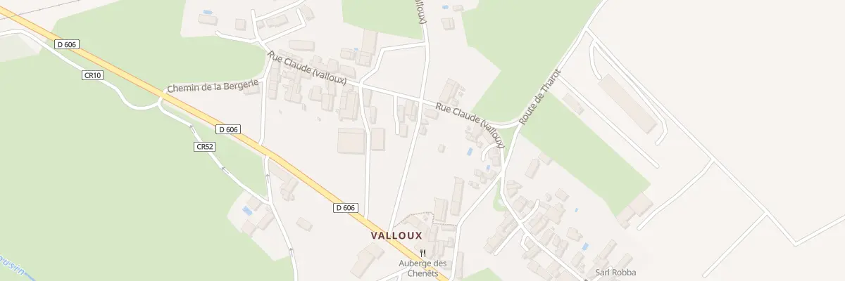 Plan du 6 Rue de la Gare (valloux) à Vault-de-Lugny