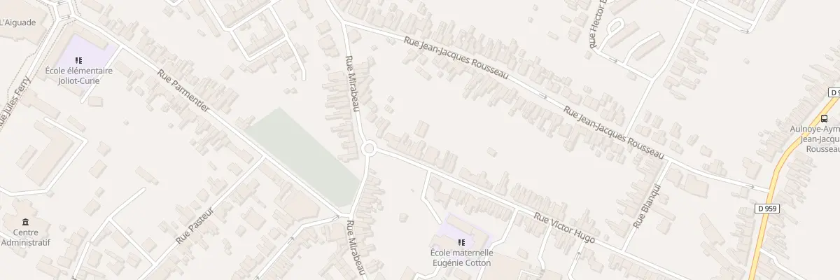 Plan du 50 Rue Victor Hugo à Aulnoye-Aymeries