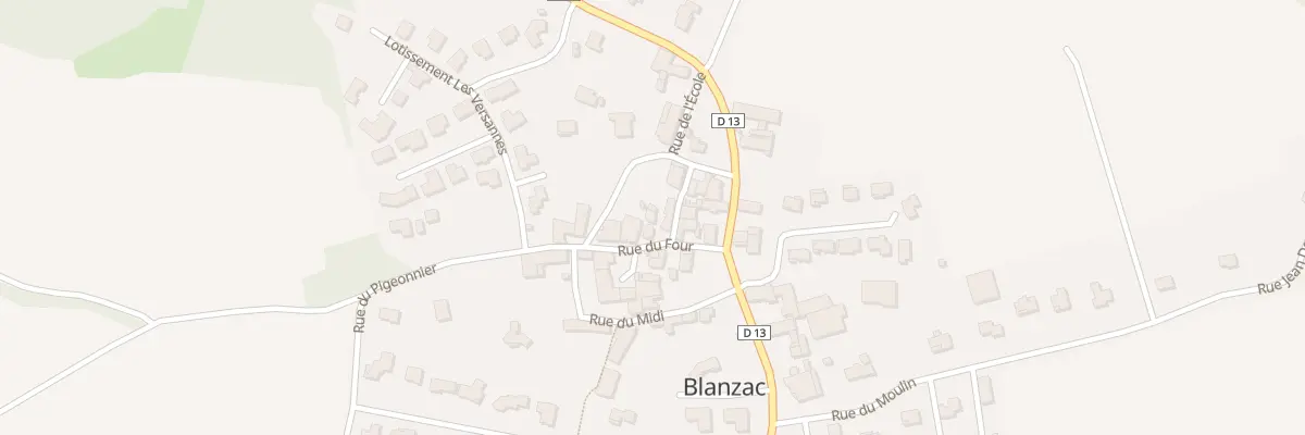 Plan du 5012 Le Bourg à Blanzac