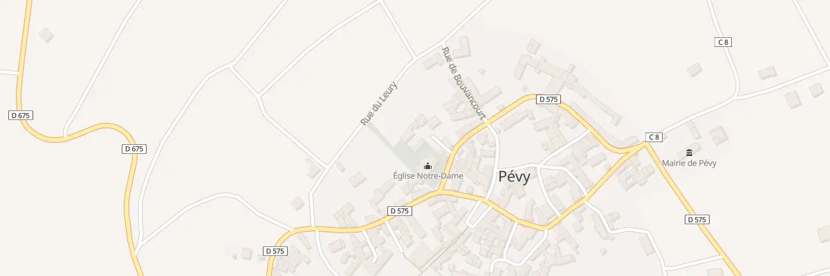 Plan du 3 Imp du Presbytère à Pévy