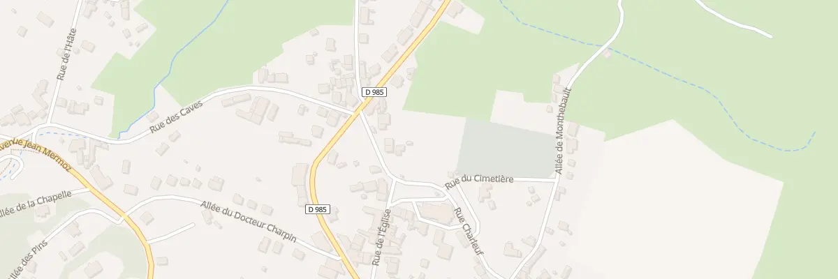 Plan du 18 Rue Charleuf à Saint-Honoré-les-Bains