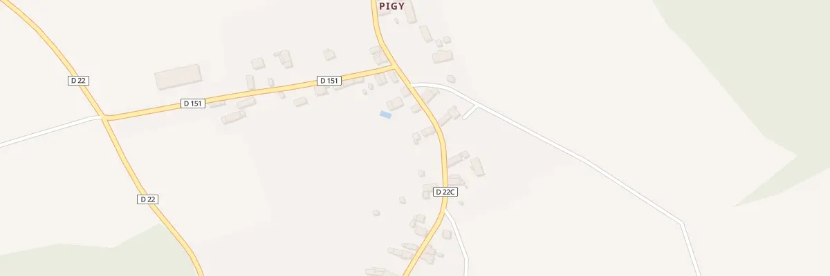 Plan du 34 Hameau de Pigy à Vosnon