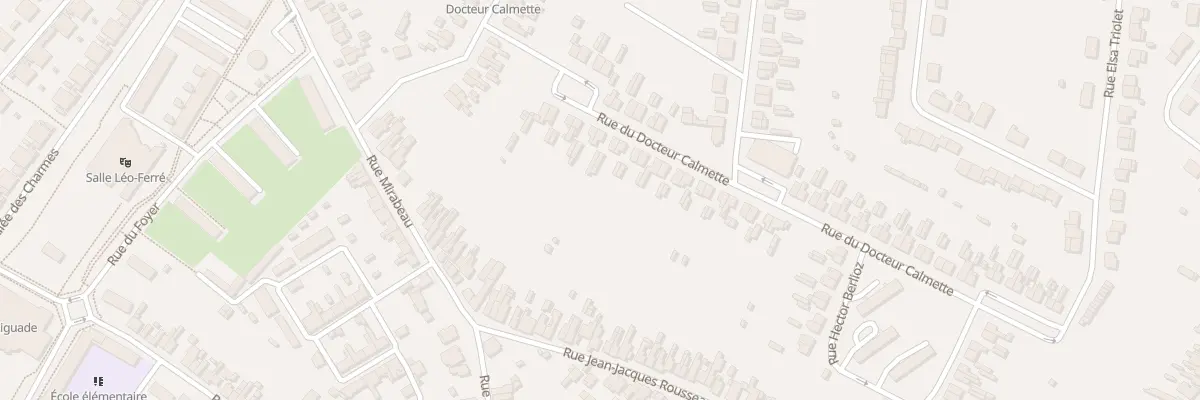 Plan du 29 Rue du Docteur Calmette à Aulnoye-Aymeries