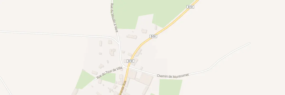 Plan du 30 Gr Grande Rue à La Neuville-Bosmont