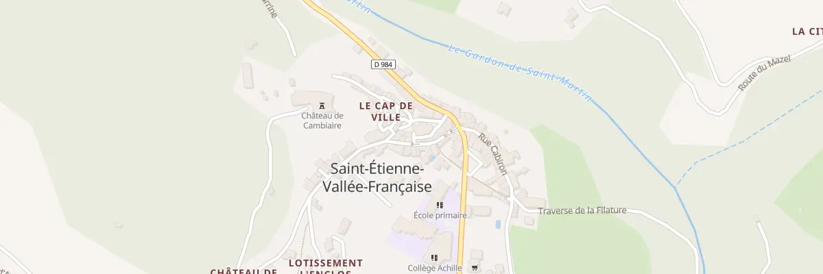 Plan du 5294 St Etienne Val Franc Bourg à Saint-Étienne-Vallée-Française