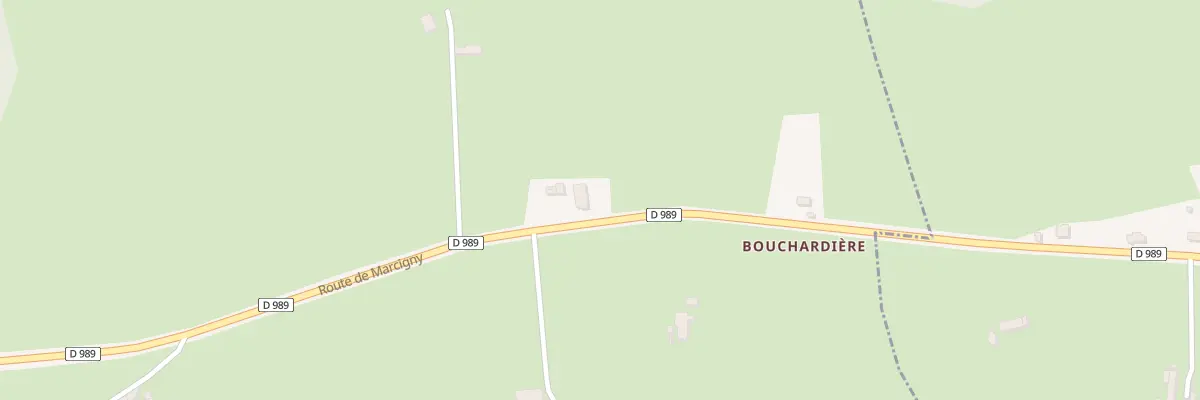Plan du 5421 Bouchardiere au Donjon