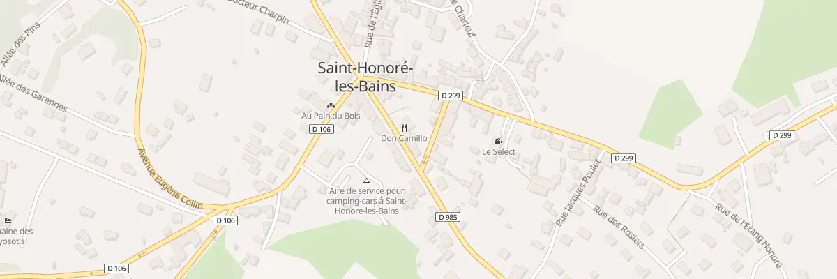 Plan du 24 Av du Gen d’Espeuilles à Saint-Honoré-les-Bains